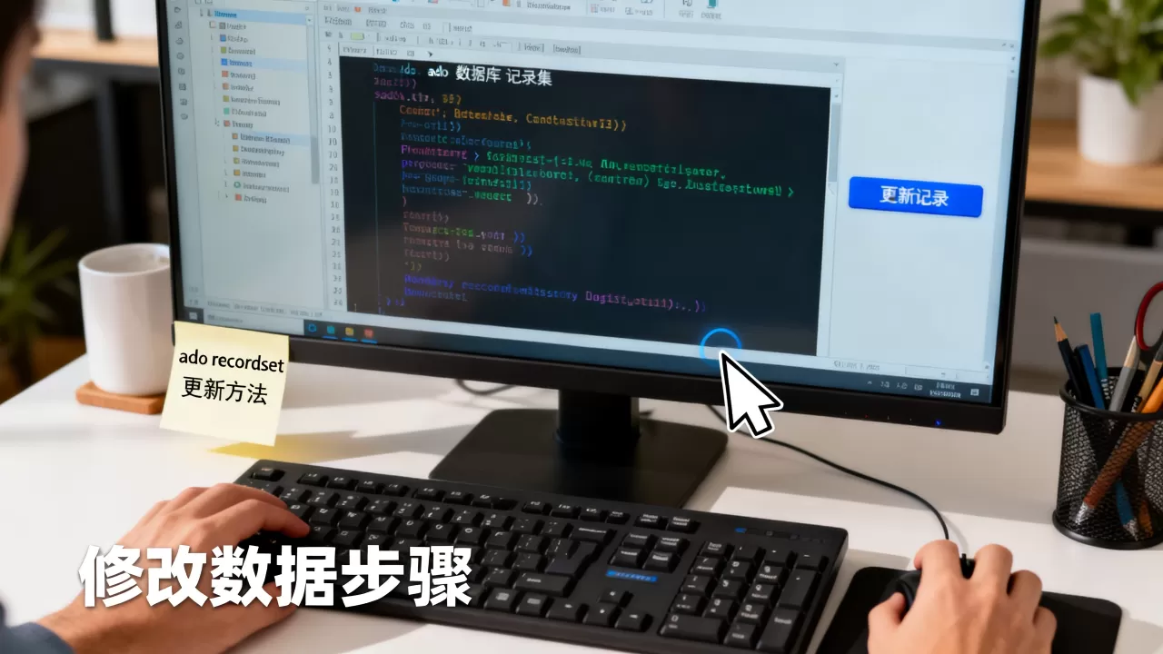 ado数据库记录集怎么修改数据？ado recordset更新记录方法