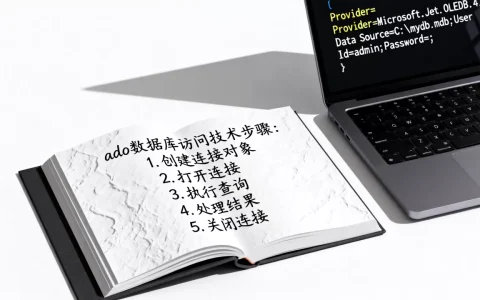 ado数据库访问技术步骤是什么？ado数据库连接字符串怎么写