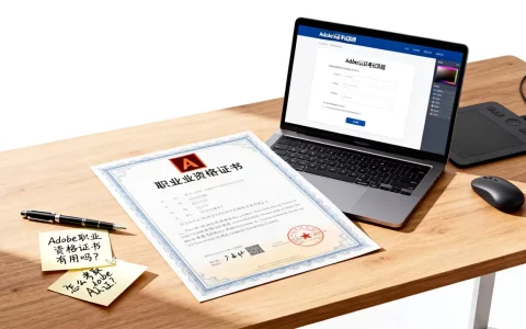 Adobe职业资格证书有用吗？怎么考取Adobe认证