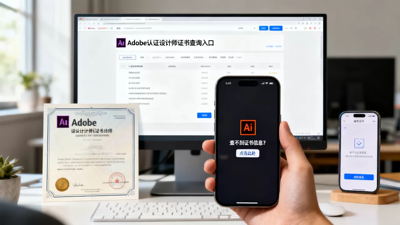 Adobe认证设计师查不到证书信息?Adobe认证设计师证书查询入口 Adobe认证设计师查不到证书信息?Adobe认证设计师证书查询入口