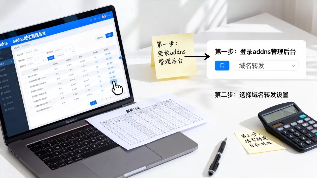 addns域名转发怎么设置？域名转发解析教程