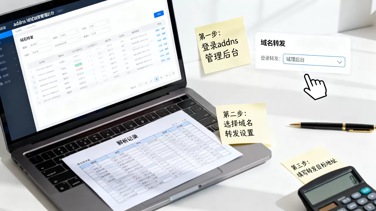 addns域名转发怎么设置？域名转发解析教程