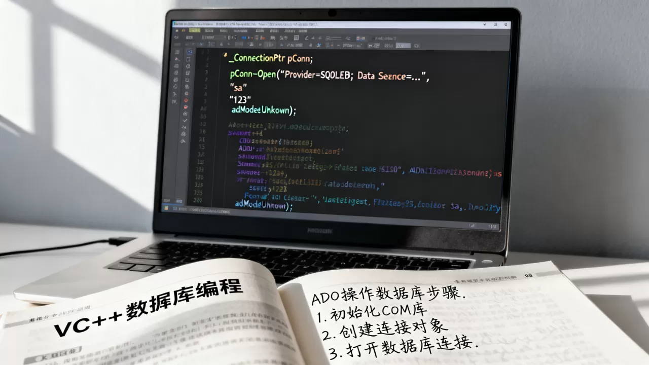 ado操作数据库vc怎么实现？ado连接数据库常用代码