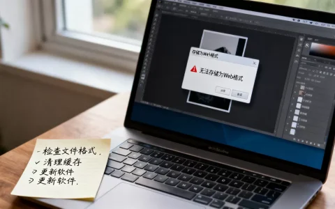 Adobe存储为Web格式出错怎么办？photoshop无法存储为web格式