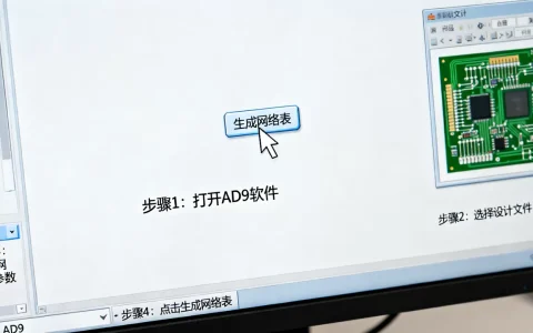 ad9如何生成网络表？ad9生成网络表详细步骤