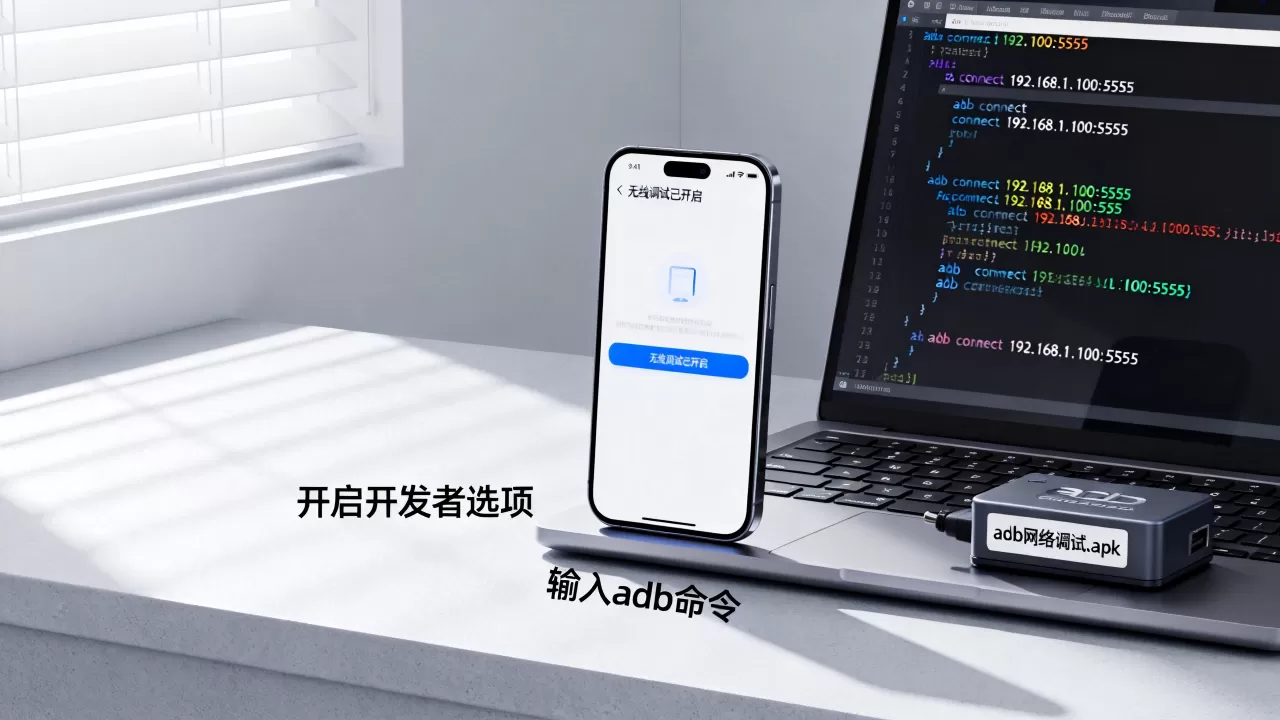 adb网络调试.apk怎么用?手机开启无线调试教程 adb网络调试.apk怎么用?手机开启无线调试教程