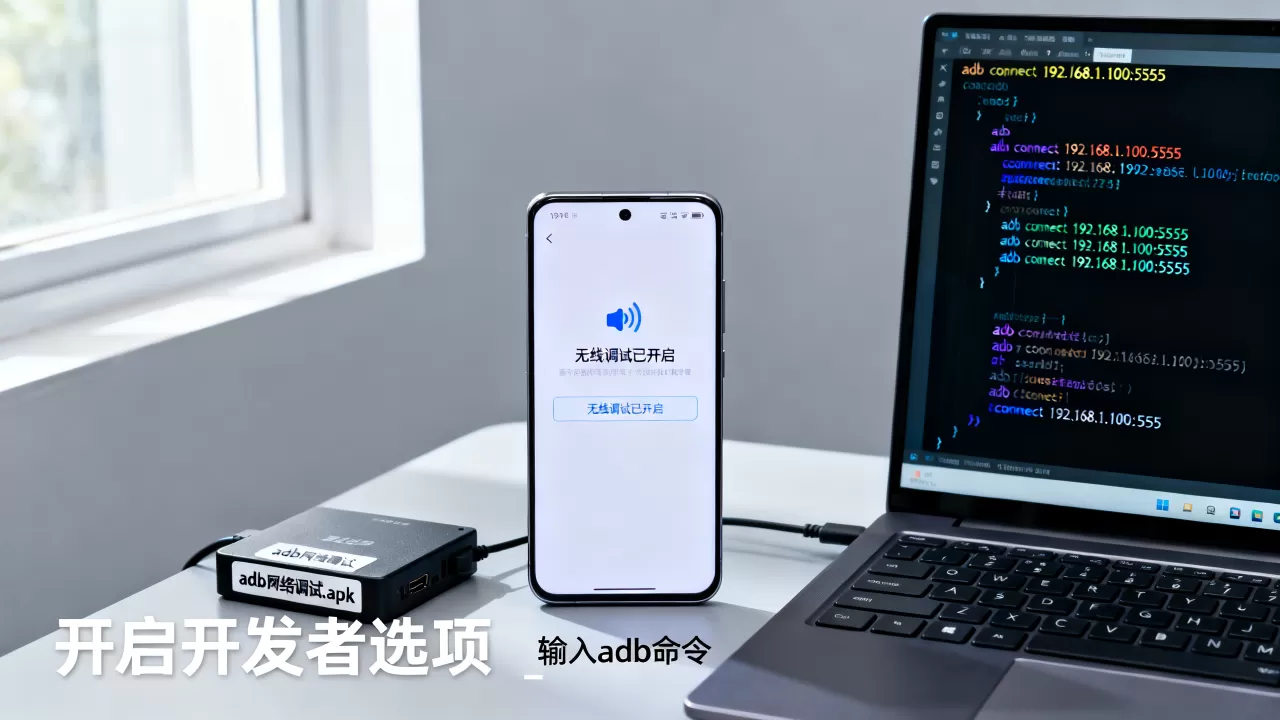 adb网络调试.apk怎么用?手机开启无线调试教程 adb网络调试.apk怎么用?手机开启无线调试教程