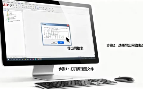 ad10原理图如何生成网络表？ad10导出网络表详细步骤