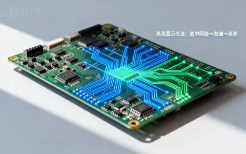 ad10pcb怎么凸显某一网络？ad10pcb高亮显示网络方法