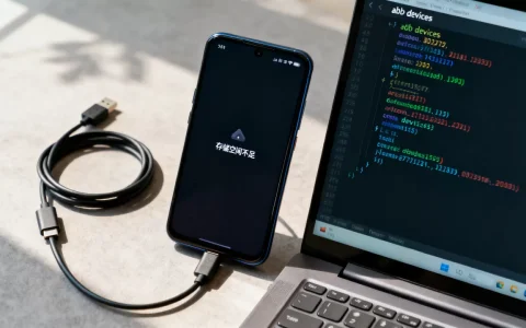 adb提示存储空间不足怎么办？adb连接电脑没反应解决方法