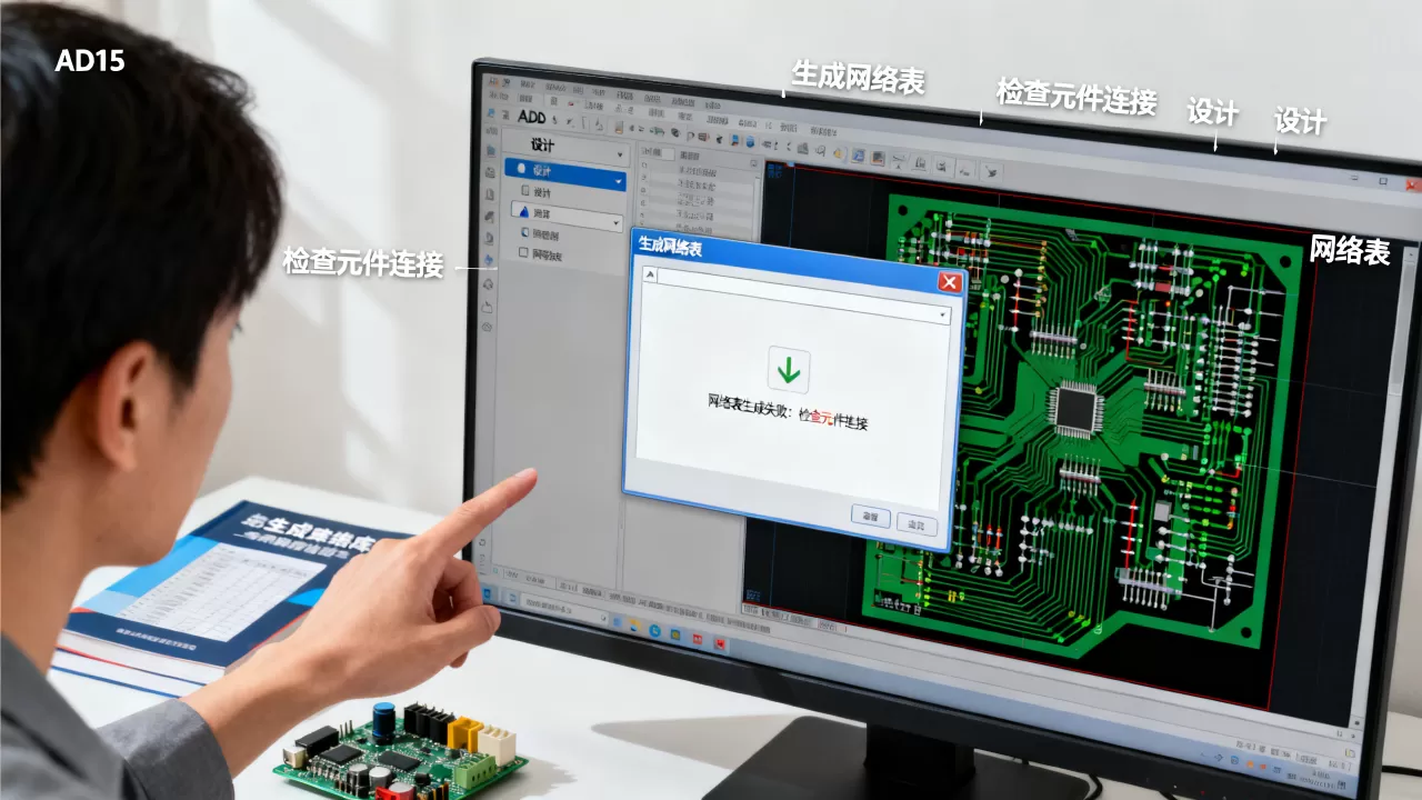 ad15生成网络表出错怎么办?ad15生成网络表教程 ad15生成网络表出错怎么办?ad15生成网络表教程