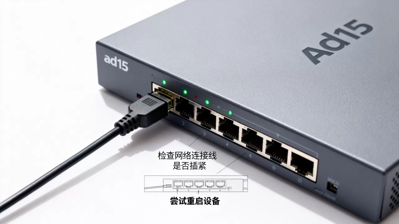 ad15如何点亮网络?ad15网络指示灯不亮怎么解决 ad15如何点亮网络?ad15网络指示灯不亮怎么解决