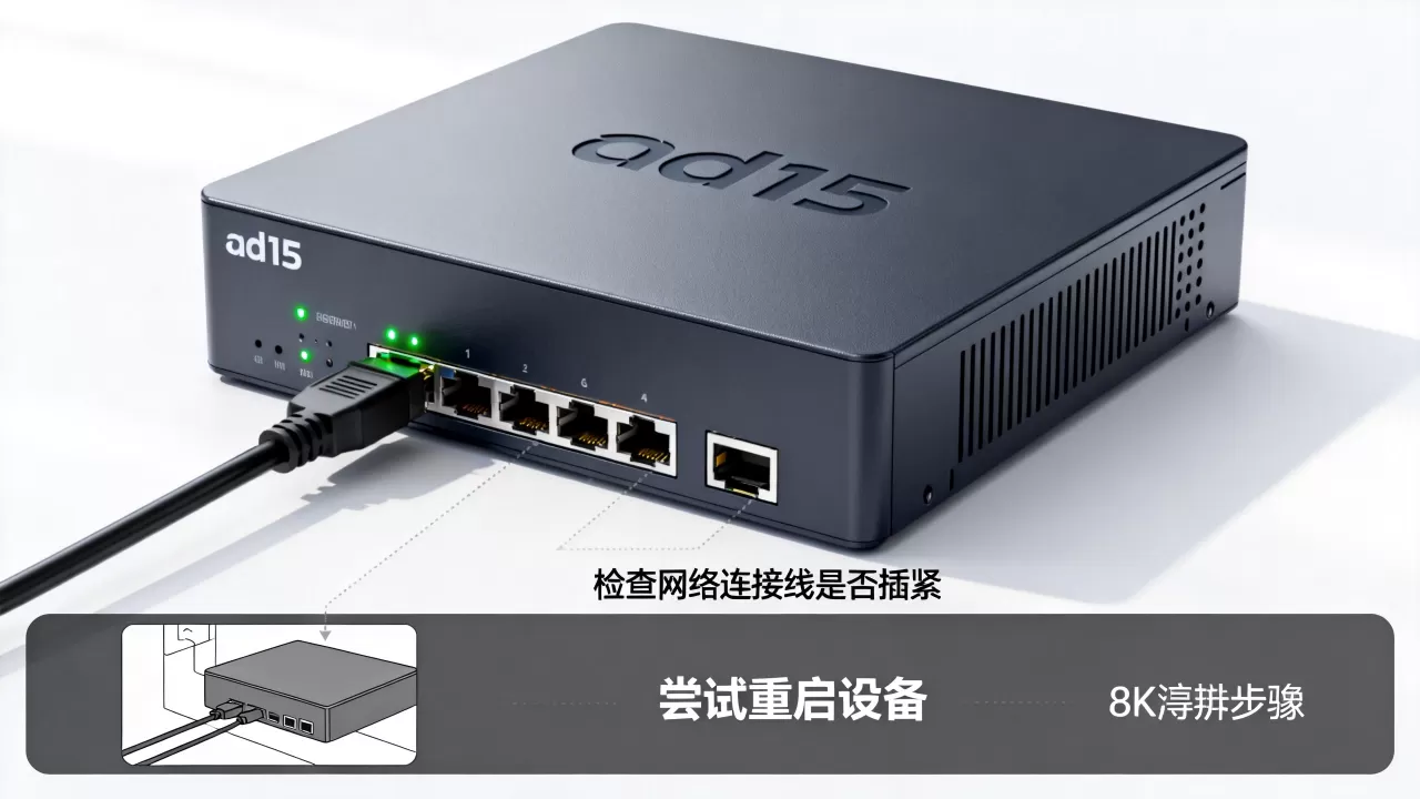 ad15如何点亮网络?ad15网络指示灯不亮怎么解决 ad15如何点亮网络?ad15网络指示灯不亮怎么解决