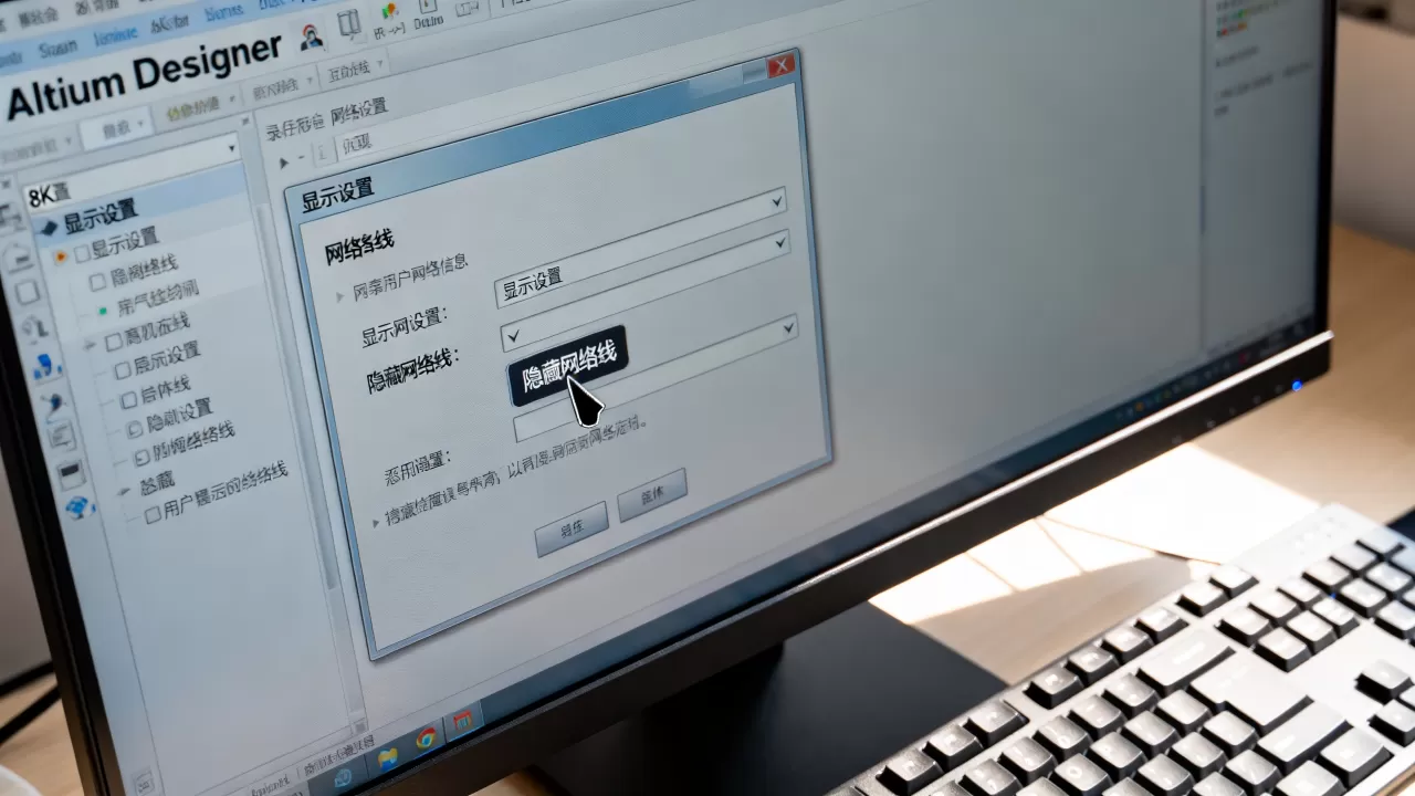 AD9里如何隐藏网络线?Altium Designer网络线显示设置 AD9里如何隐藏网络线?Altium Designer网络线显示设置