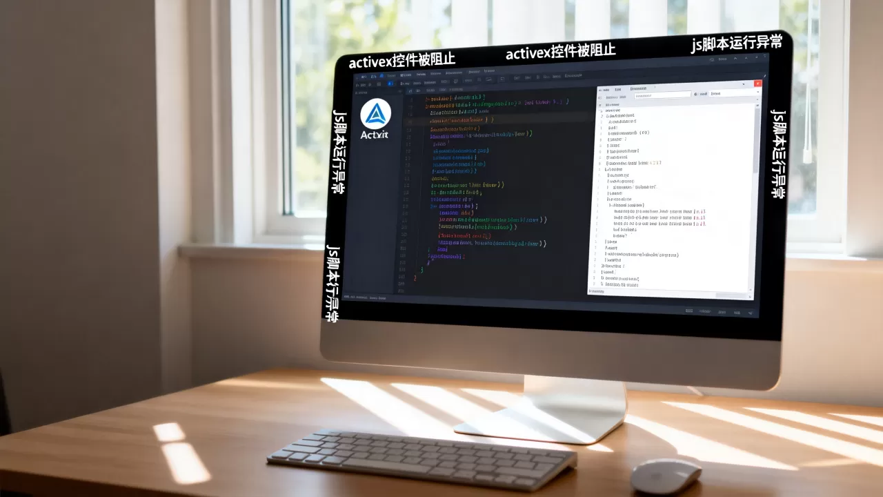 为什么activex控件被阻止js？如何解决activex控件被阻止