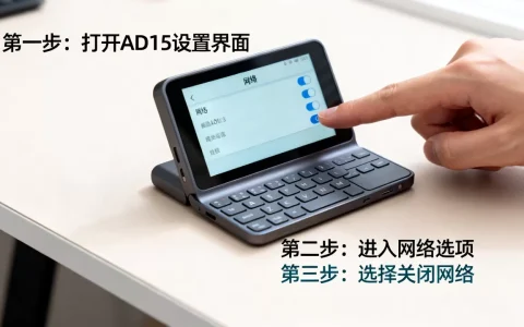 AD15怎么关闭网络？AD15关闭网络的具体步骤