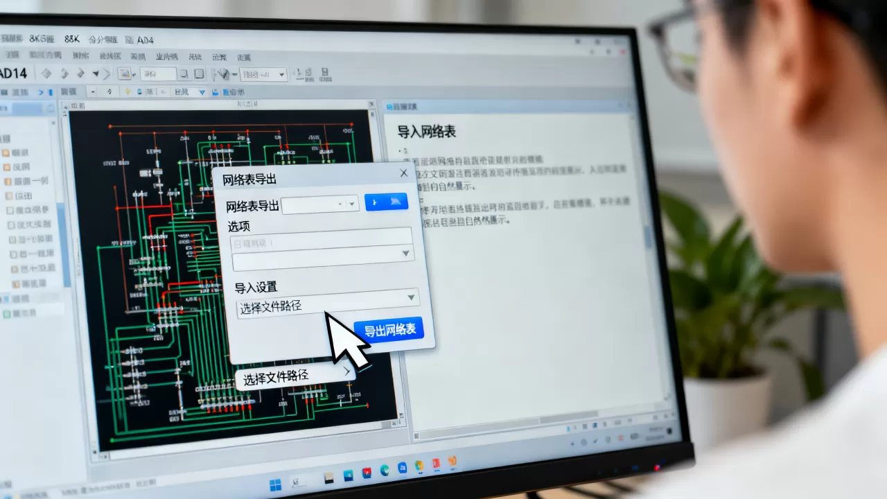ad14原理图网络表怎么导出?ad14网络表导入方法 ad14原理图网络表怎么导出?ad14网络表导入方法