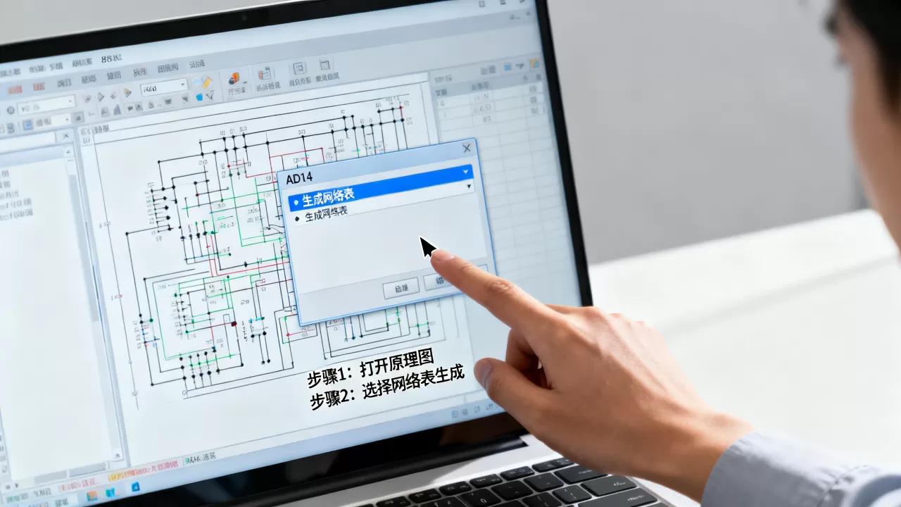 AD14原理图怎么生成网络表?ad14生成网络表步骤 AD14原理图怎么生成网络表?ad14生成网络表步骤
