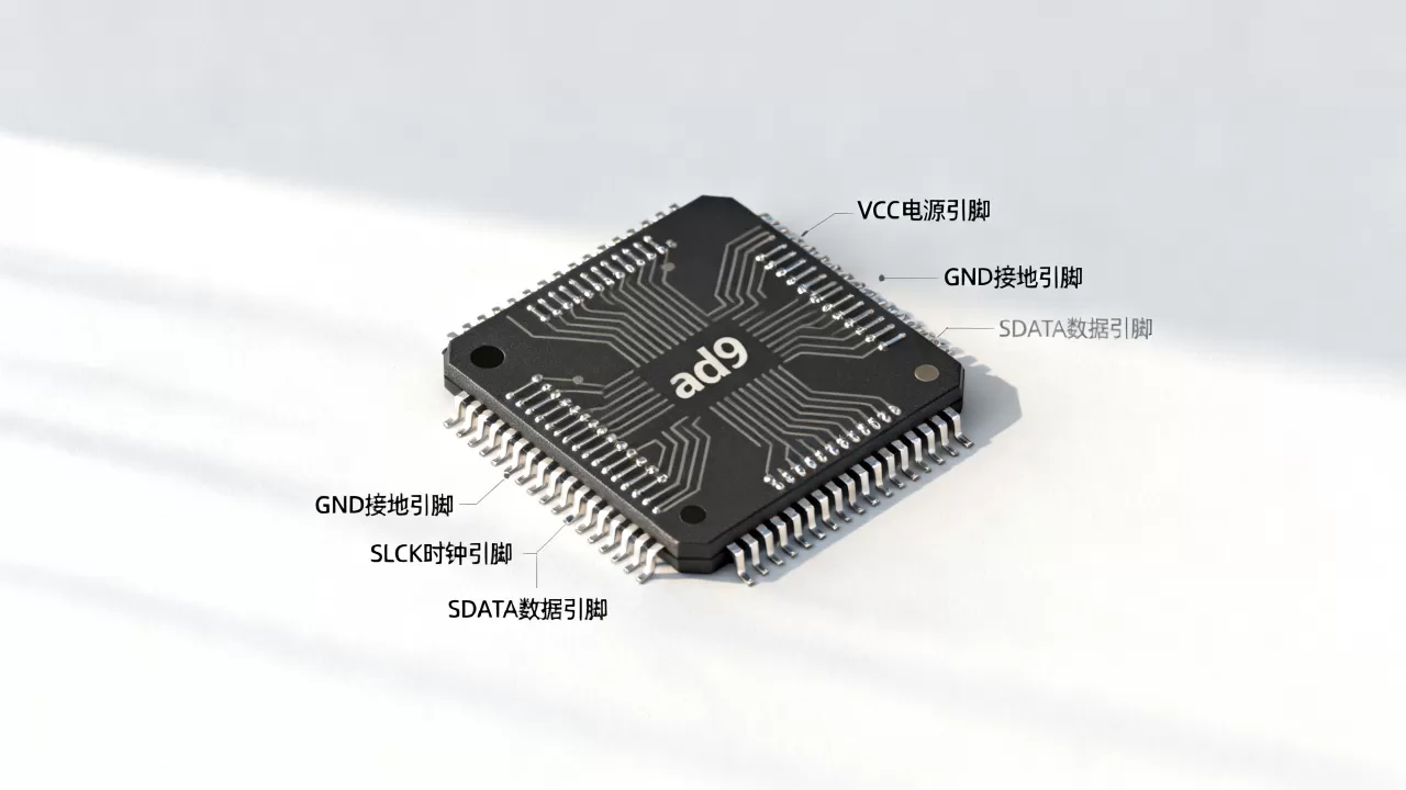 ad9网络连接关系是什么？ad9芯片引脚定义及功能详解