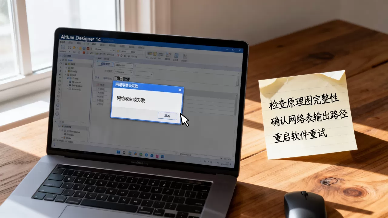AD14无法导出网络表怎么办?Altium Designer网络表生成失败解决方法 AD14无法导出网络表怎么办?Altium Designer网络表生成失败解决方法