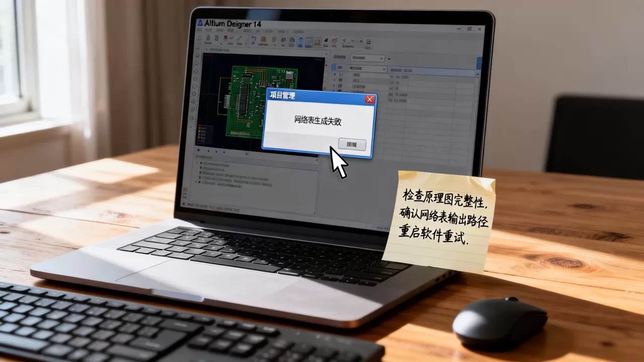 AD14无法导出网络表怎么办?Altium Designer网络表生成失败解决方法 AD14无法导出网络表怎么办?Altium Designer网络表生成失败解决方法