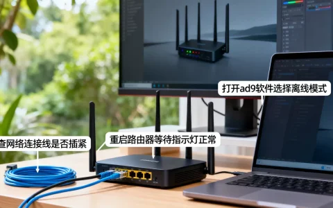 ad9网络离图连接失败怎么办？ad9网络离线连接教程