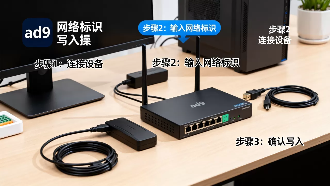 ad9网络标识不懂如何写入？ad9网络标识写入教程