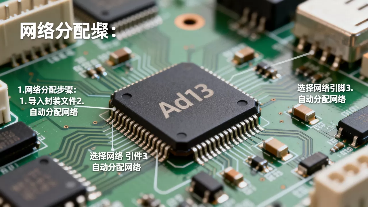 ad13封装分配好网络的方法是什么?ad13如何分配网络 ad13封装分配好网络的方法是什么?ad13如何分配网络