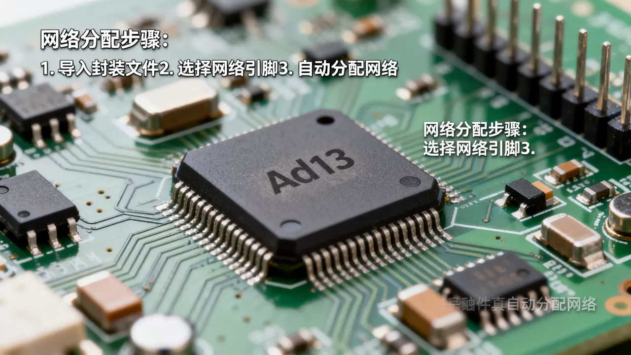 ad13封装分配好网络的方法是什么?ad13如何分配网络 ad13封装分配好网络的方法是什么?ad13如何分配网络