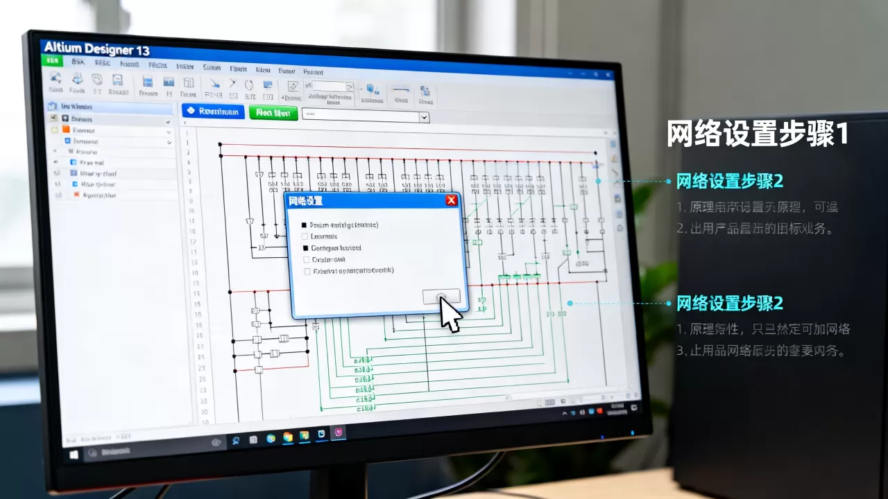 Altium Designer 13原理图网络怎么设置? Altium Designer 13原理图网络怎么设置?