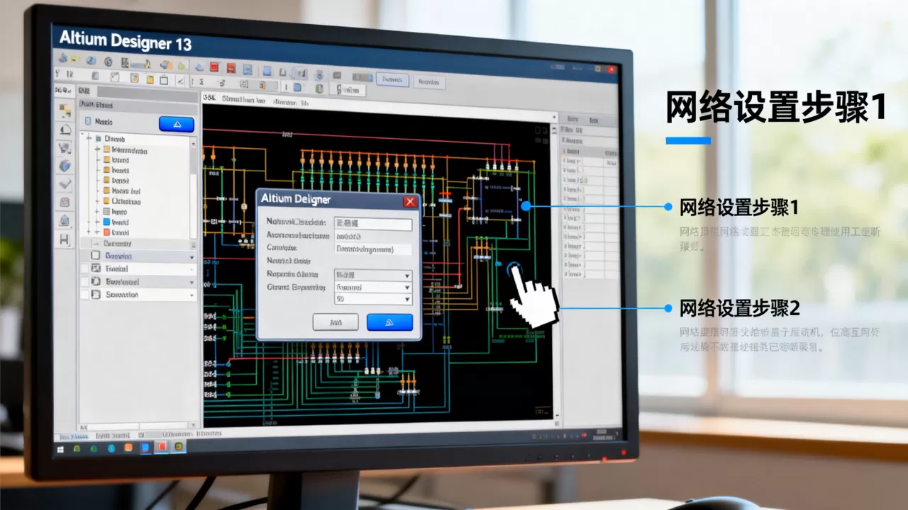 Altium Designer 13原理图网络怎么设置? Altium Designer 13原理图网络怎么设置?