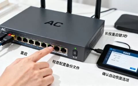 AC网络设备怎么重启？AC控制器重启后配置丢失怎么办
