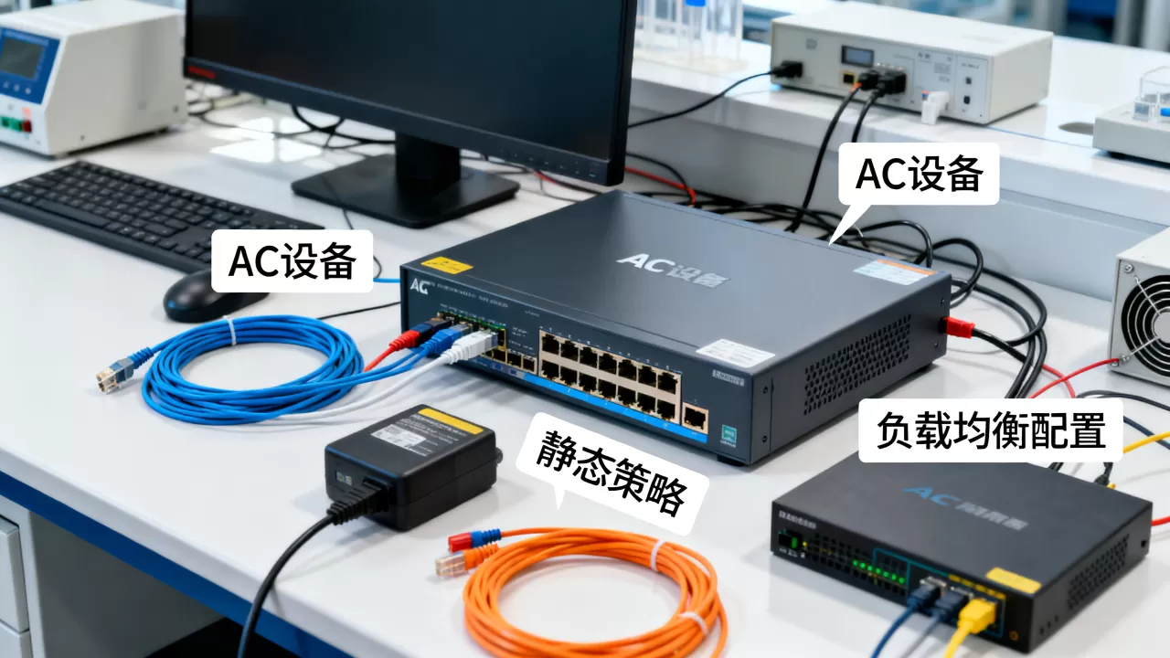 AC静态负载均衡实验怎么做？静态负载均衡配置方法