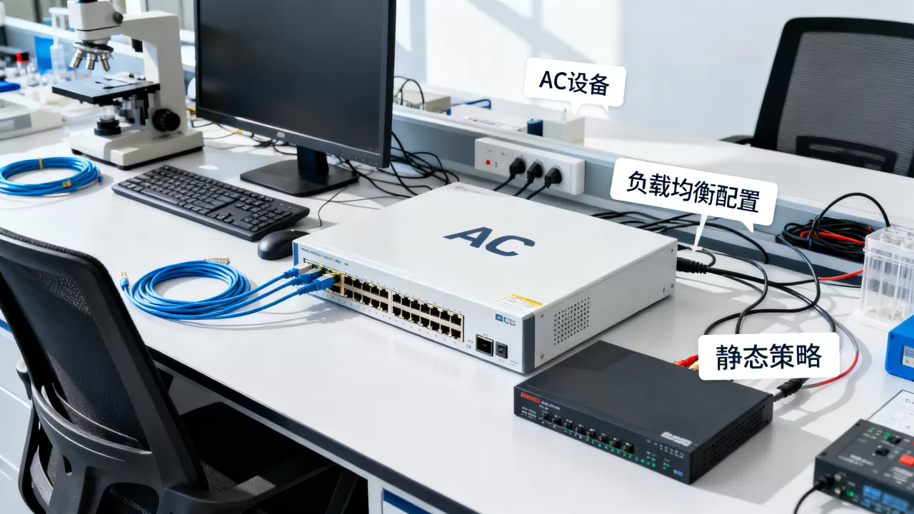 AC静态负载均衡实验怎么做？静态负载均衡配置方法