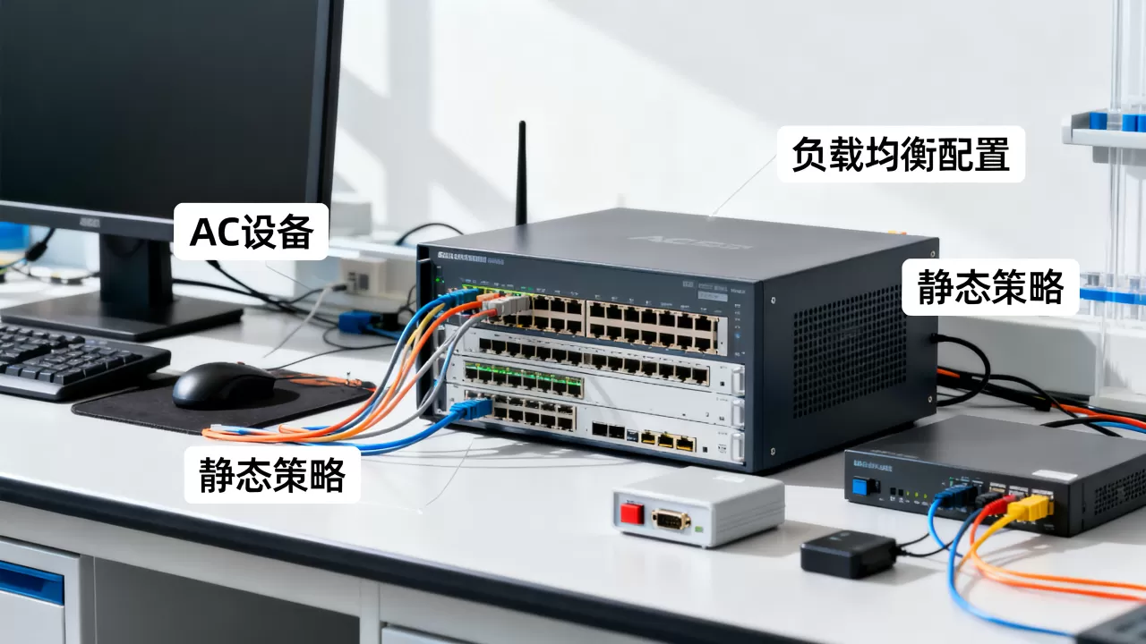 AC静态负载均衡实验怎么做？静态负载均衡配置方法