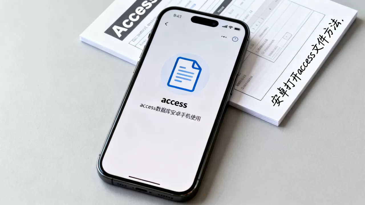 access数据库能在安卓手机上用吗？安卓手机如何打开access文件