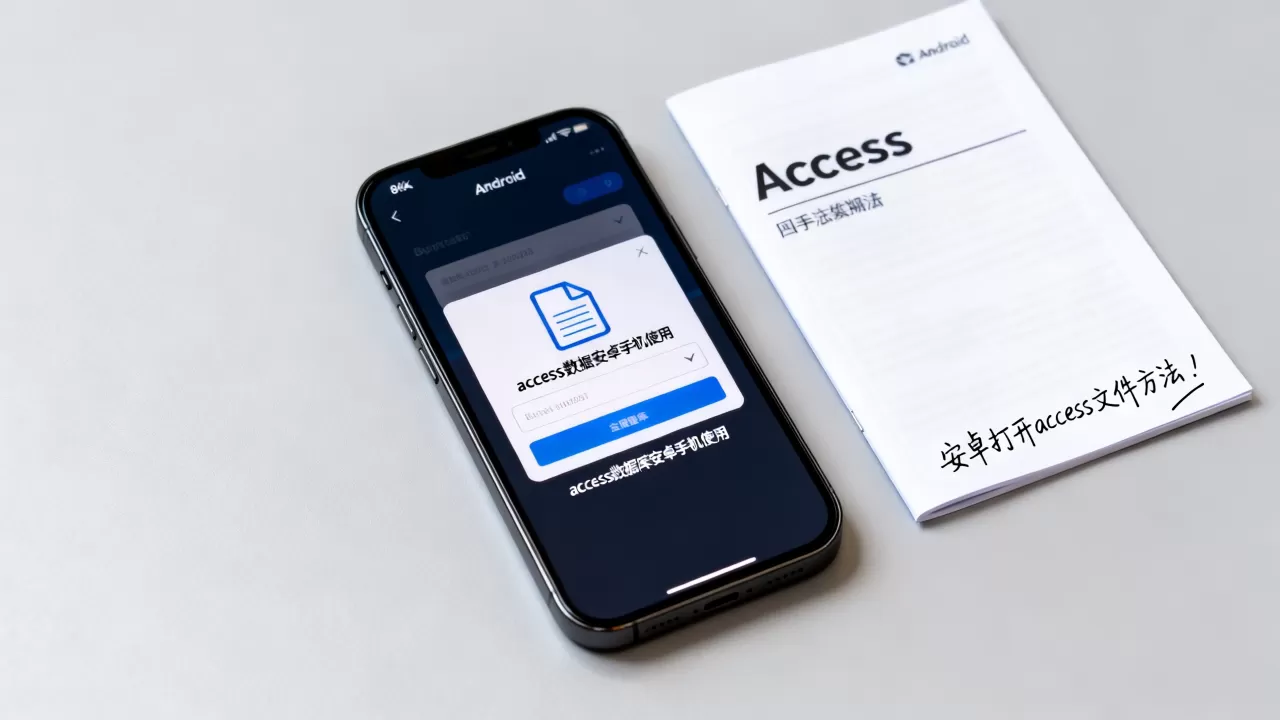access数据库能在安卓手机上用吗？安卓手机如何打开access文件