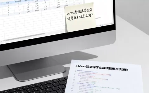 access数据库学生成绩管理系统怎么用？access数据库学生成绩管理系统源码