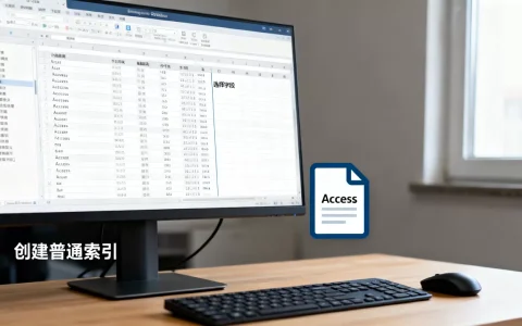 Access数据库普通索引怎么用？access数据库创建索引教程