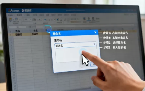 如何更改Access数据库表名？access数据库修改表名教程