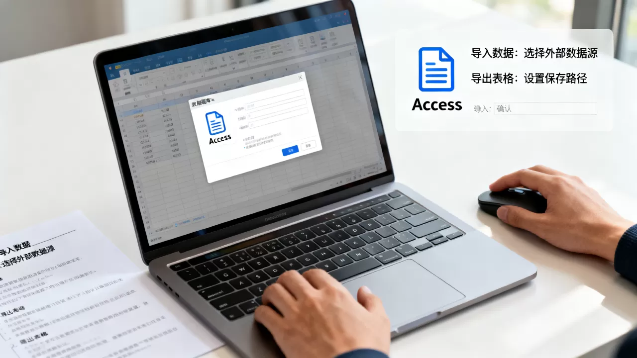 access数据库怎么使用？access数据库导入导出教程