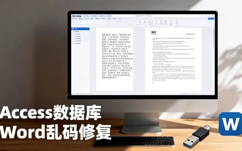Access数据库存的Word乱码怎么办？如何修复Word文档乱码