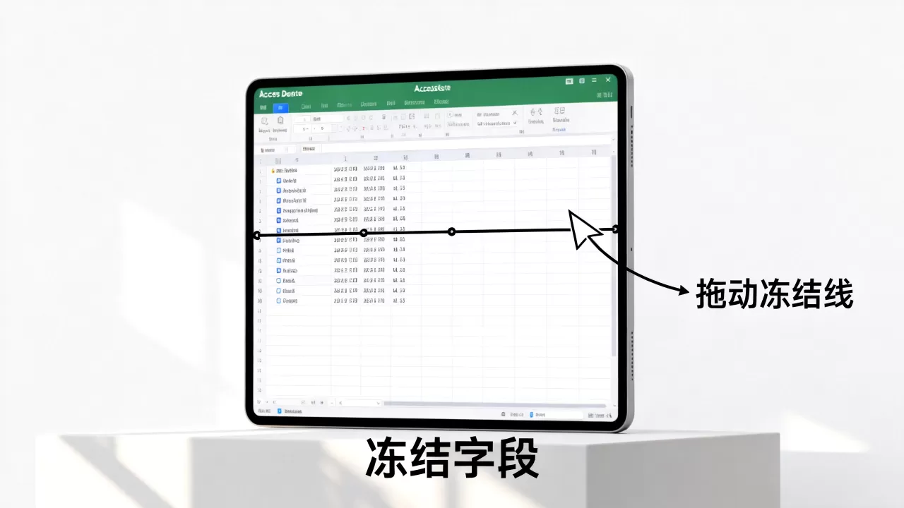 Access数据库如何冻结字段?access数据库冻结列方法 Access数据库如何冻结字段?access数据库冻结列方法