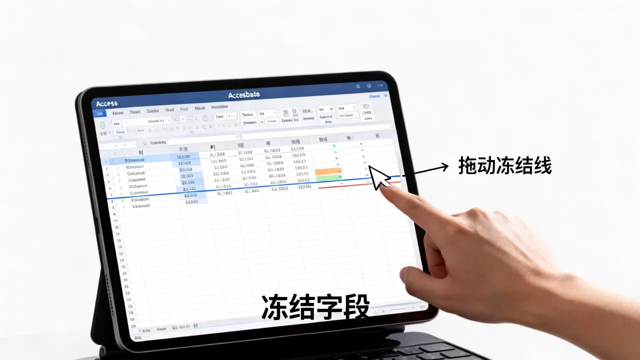 Access数据库如何冻结字段?access数据库冻结列方法 Access数据库如何冻结字段?access数据库冻结列方法