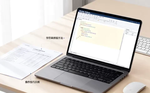 access数据库字符串怎么拼接？access数据库字符串操作技巧