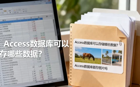 Access数据库可以存储哪些数据？Access数据库能存图片吗