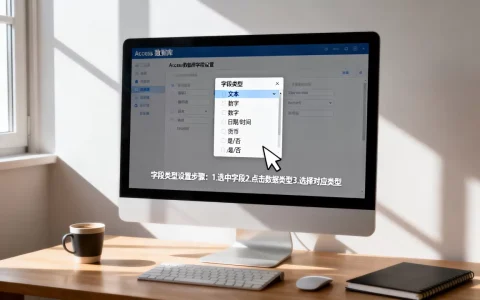 access数据库字段类型怎么设置？access数据库字段类型有哪些