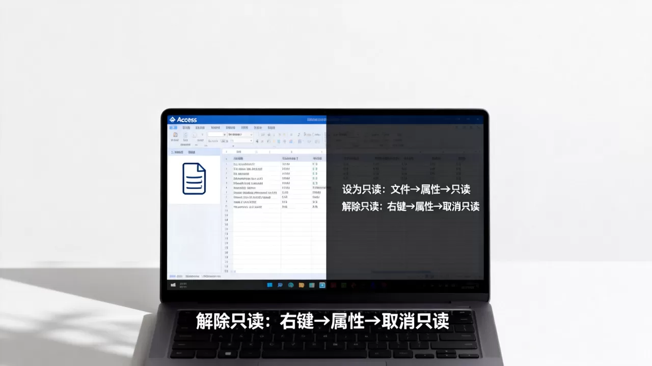 如何将Access数据库设为只读,Access数据库只读模式怎么解除? 如何将Access数据库设为只读,Access数据库只读模式怎么解除?