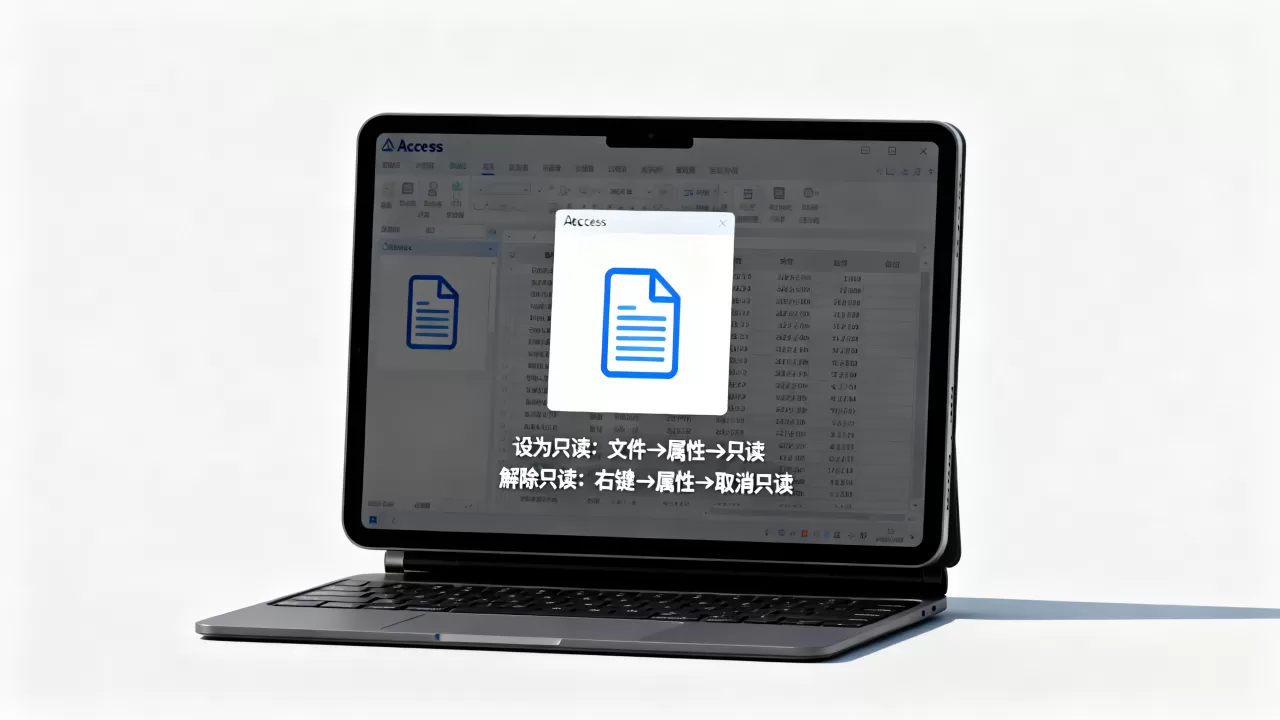 如何将Access数据库设为只读,Access数据库只读模式怎么解除? 如何将Access数据库设为只读,Access数据库只读模式怎么解除?