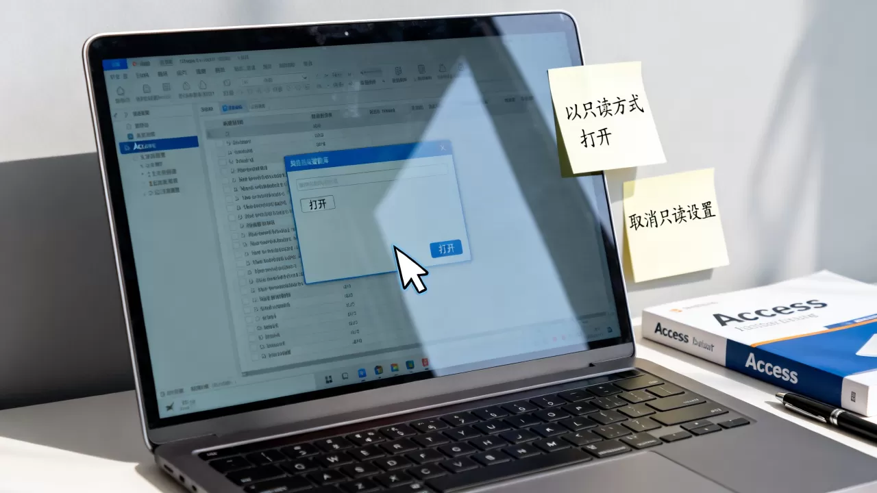 Access数据库怎么以只读方式打开,Access数据库怎么取消只读? Access数据库怎么以只读方式打开,Access数据库怎么取消只读?